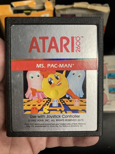 Atari Game Lot Vintage, Pac-Man, Mrs. Pac-Man, Star Wars,Frogger, Donkey Kong - Picture 6 of 19