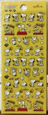 Hallmark Peanuts Snoopy  Friends Glittered PVC Sticker Woodstock 2025 JAPAN