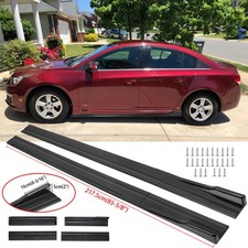 For Chevrolet Cruze Car Side Skirt Extension Rocker Panel Body Kit Lip Splitter