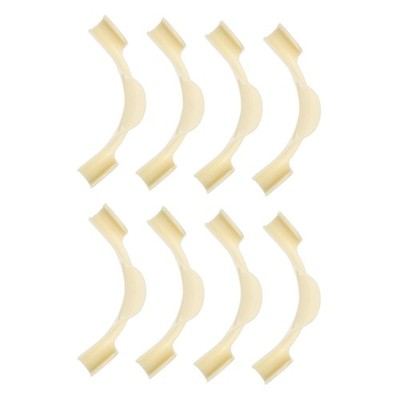 20mm PEX Tube Bend Support, 8Pcs ABS Plastic Elbow Bend Support, Light Yellow