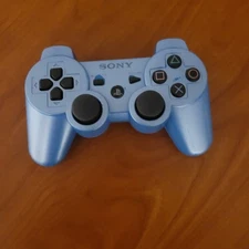 Rare Sony PS3 Candy Blue Controller Read Description