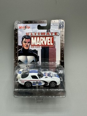 VTG 2002 Maisto SERIES 1 Ultimate MARVEL Die-Cast  #2 Punisher Dodge Viper GTS