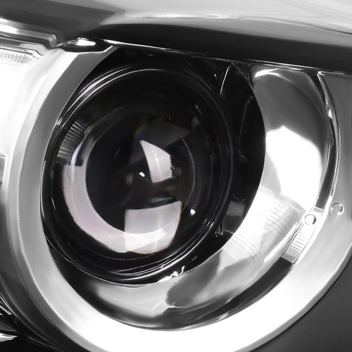 For 2017-2018 Mazda 3 Right/ Passenger Side Projector Headlight Headlamp Black - Picture 2 of 6