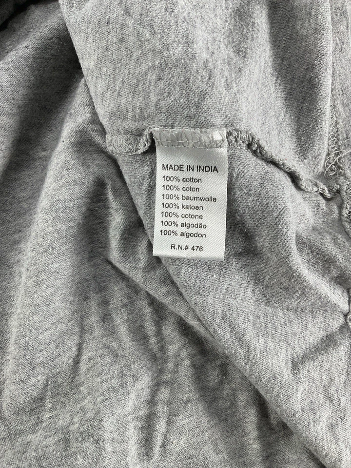 Master's Ringer Tee Clubhouse Collection By Red Jacket T-Shirt Grey Logo Men's L - Image 3 of 4