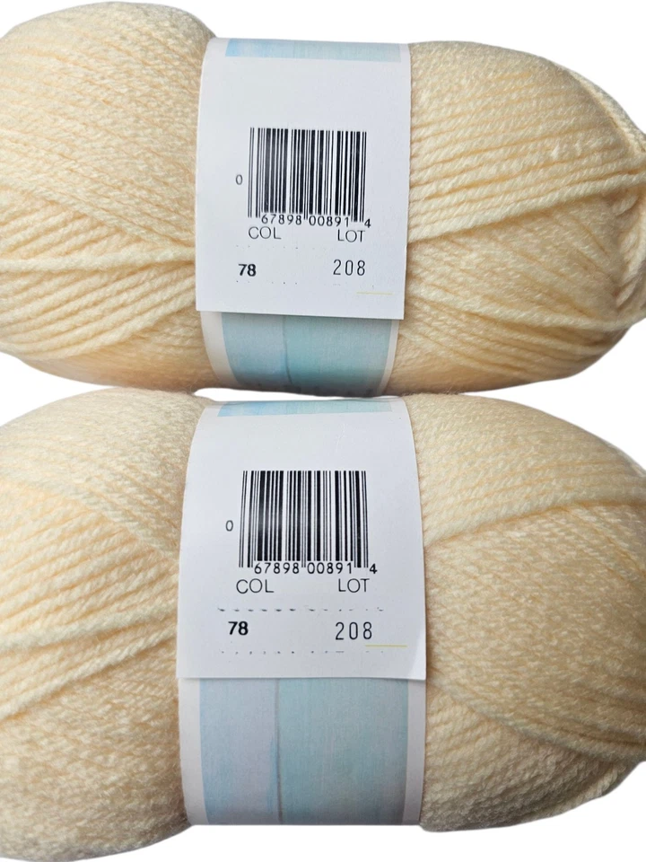 Patons Canada 黄色纱线骨架 #78 3.5 盎司丙烯酸三色模式套装 2 件 — 第 2/4 张图片