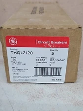 1) NEW General Electric THQL2120 Circuit Breaker 2P 20A NNT