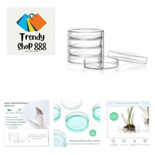 Exquisite 5-Piece 120mm Glass Petri Dishes - Ideal for Lab & Science Experiments