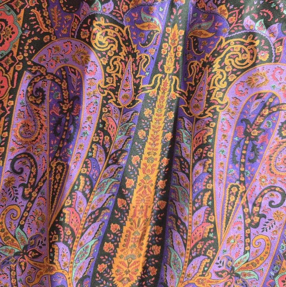 Bufanda de seda y terciopelo Etro Milano cachemira nueva sin etiquetas Foto 3 de 4