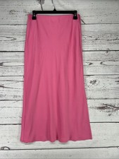 A New Day Size M Women  s Pink A Line Slip Skirt