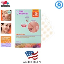 Pimple Patches for Face, 100 Pack Ultra-Thin Hydrocolloid Acne Zit Patche...
