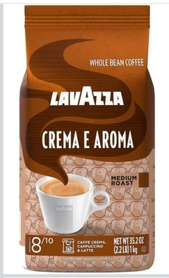 Lavazza Crema E Aroma Whole Bean Coffee Blend 2.2-Pound Bag Pack of 1
