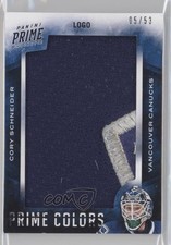 2013-14 Panini Prime Prime Colors Logo 5/53 Cory Schneider #PC-CS 0c3