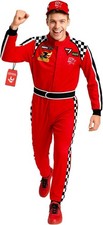 Disfraz de piloto de coche de carreras Morph adulto traje de carreras para hombre mono de corredor M - XXL