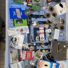 Junk Drawer Lot Toys Keychains Magnets Pins Knife Vintage New Old Misc Stuff