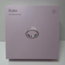 Oura Ring 4 Ceramic JZ90-57459-09 Smart Ring Petal Size 9 New/Sealed