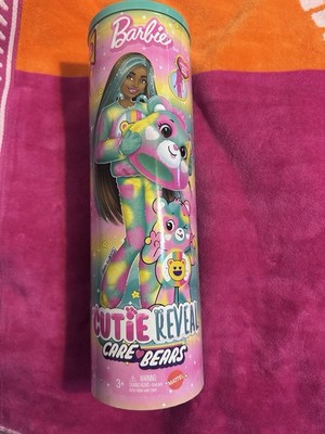 Barbie Cutie Reveal Care Bears Doll & Accessories, Series 2 Good Vibes Bear