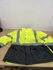 Ergodyne Men's X-Large Lime High Visibility Reflective Thermal Parka