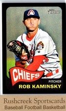 2014 Topps Heritage Minor League #132 Rob Kaminsky /105 Black Border