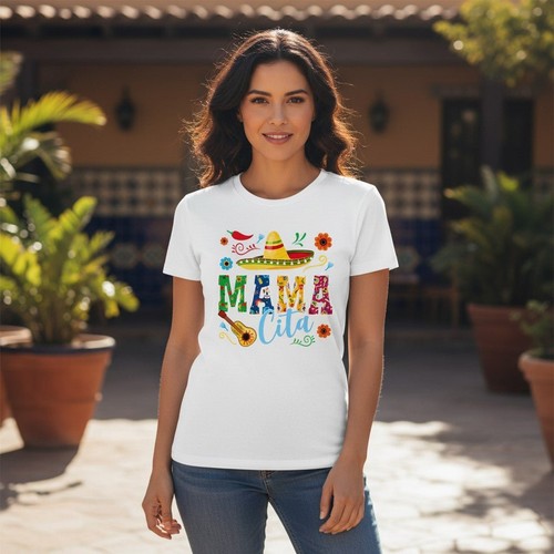 Mamacita T-Shirt Script Style Muttertag Geschenkidee für Sie - Bild 8 von 34