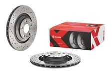 2x BREMBO Xtra Bremsscheiben Hinten für AUDI A6 Avant (4F5, C6) 330mm