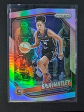 2025 Panini Prizm WNBA #86 Bria Hartley Silver Holo Prizm Connecticut Sun