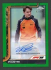 2025 Topps Chrome F1 Oscar Piastri Green Refractor Auto Autograph #/99