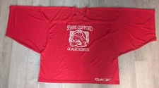 Vintage Shane Clifford Goalie School Hockey Jersey Reebok CCM Red