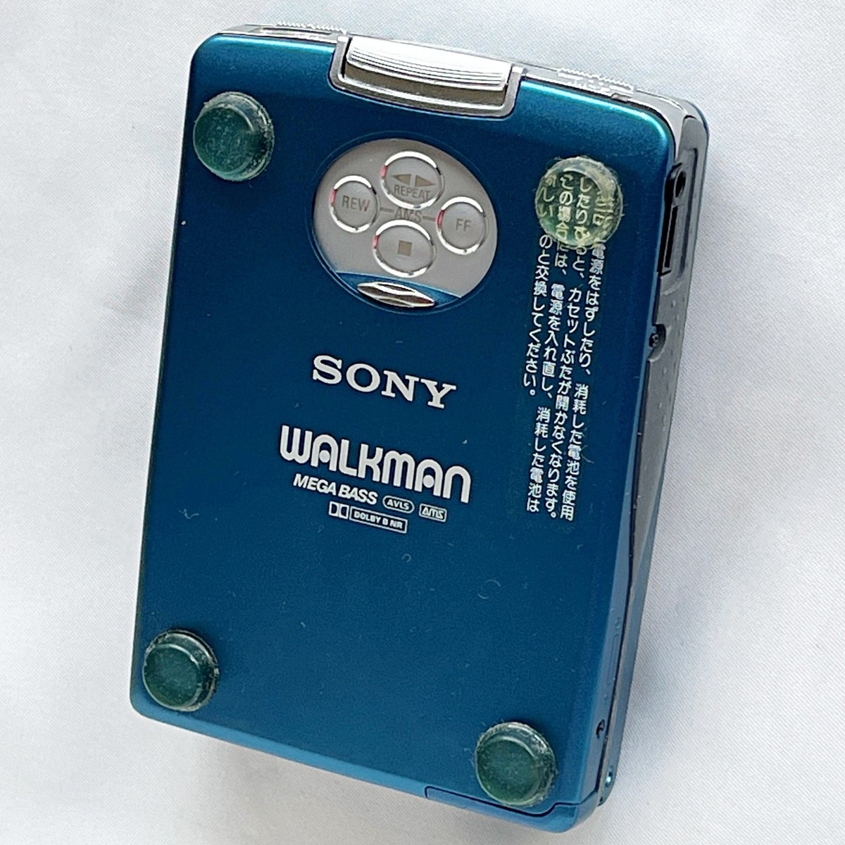 SONY WM-EX5 Mirror Man 1996 As is Blue Walkman Vintage Cassette SONY WM-EX5 Mirror Man 1996 As is Blue Walkman Vintage Cassette
