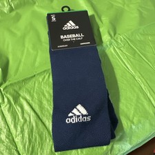 adidas Aeroready Compression Baseball Over The Calf Navy Blue Sock Sz S