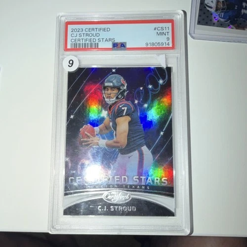 Panini 2023 Certified Stars C.J. Stroud #CS-11 Houston Texans Rookie PSA 9 Card
