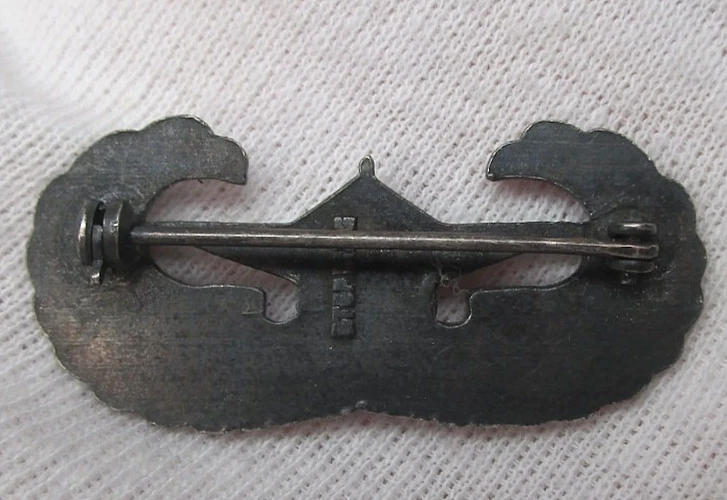 Prendedor de alas de piloto planeador de plata esterlina vintage de la Segunda Guerra Mundial Foto 3 de 4