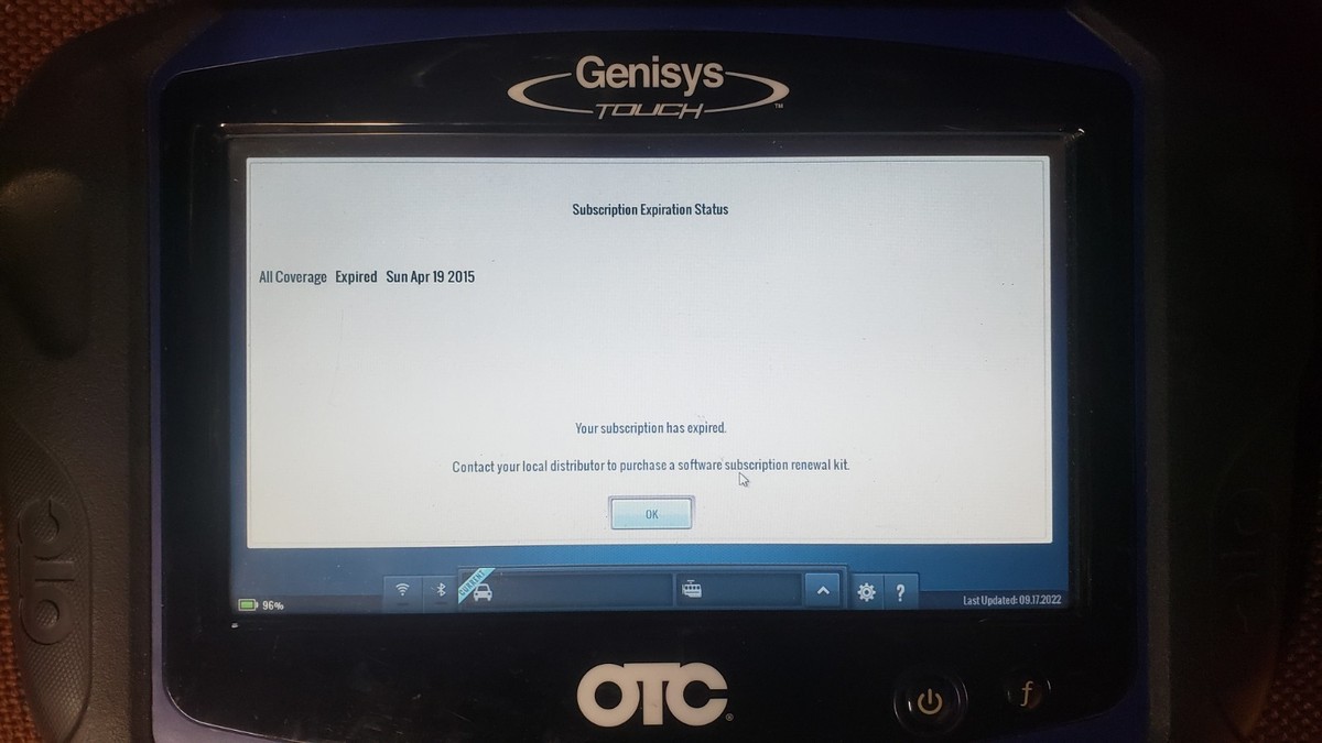 OTC Genisys Touch 561301 Automotive Scan Tool J2534 for sale
