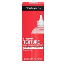  3 Neutrogena Stubborn Texture Liquid Exfoliating TreatmentAcne ProneSkin 4.3 oz