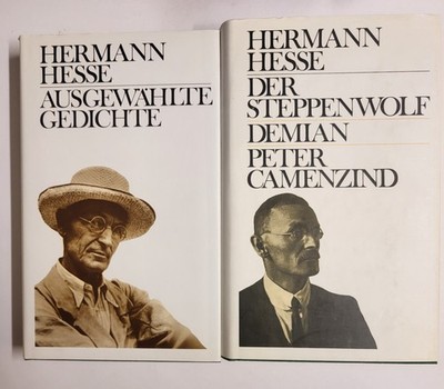 Der Steppenwolf, Demian, Peter Camenzind + Ausgewählt Gedichte Hermann Hesse