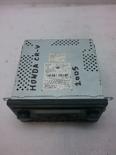 39100-S9A-A601 Audio Radio Am-fm-cd-cassette 6 Disc 05-06 HONDA CR