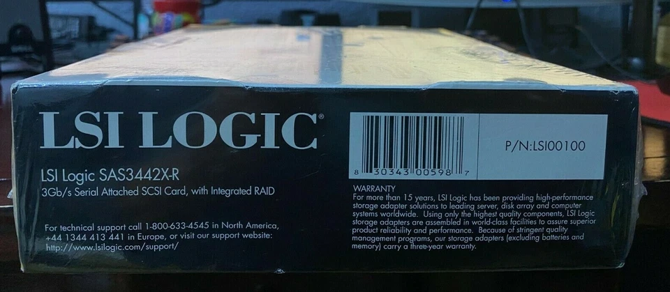 LSI LS100100 PCI-X SATA / SAS SAS3442X-R KIT 8PORT 3Gb - Image 4 of 4