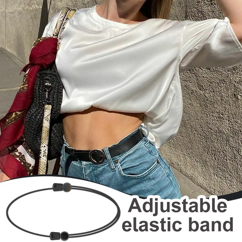 Crop Tuck Tool Adjustable Waist Bands For Sweater Tuck Tucky Belt - Picture 5 of 9