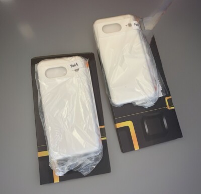 *QTY 2* Google Pixel 8  White  HARD CASE HIGH-QUALITY