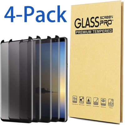 For Samsung Galaxy Note 8 Tempered Glass Case Friendly Screen Protector Privacy