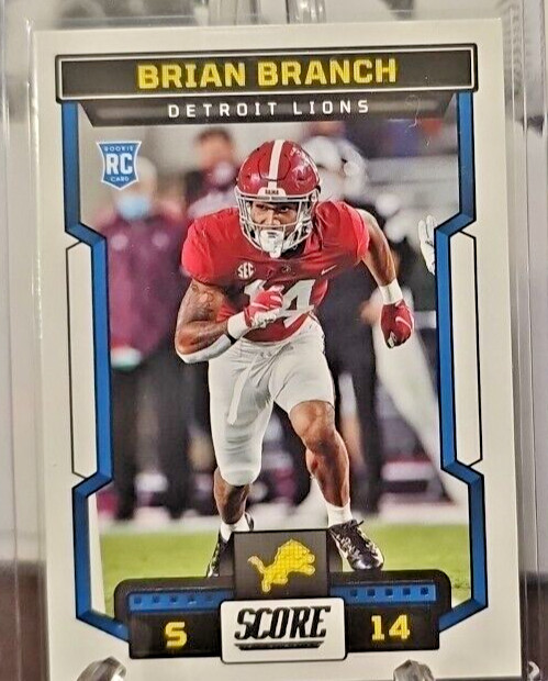 Brian Branch Panini Score #380 Base