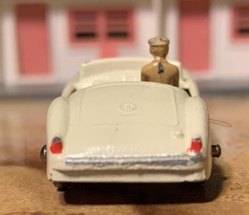 Vintage Matchbox Series No. 19 B White MGA Sports Car GPW Lesney
