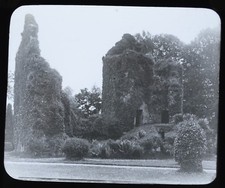 Magic Lantern Slide Photo Scotland Scene Of Ruins