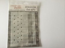 Studio 490 Wendy Vecchi stencils for art DOTS  STRIPES BORDERS