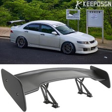 For Honda Accord Matte Black 46 Rear Trunk Spoiler Racing Gt Wing Adjustable