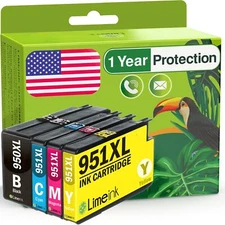 Limeink Compatible Ink Cartridges Replacement for HP 950xl 951xl Combo for HP...