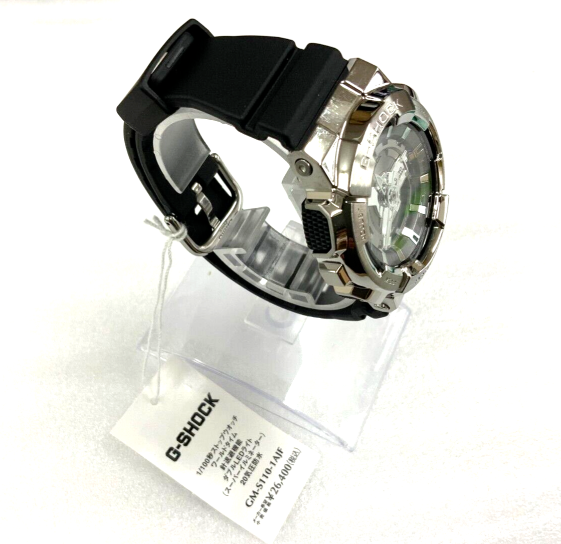 Casio G-Shock GM-S110-1AJF Metal-Covered Shock-Resistant Digital