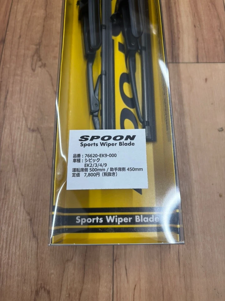 SPOON SPORTS Wiper Blade HONDA CIVIC TYPE-R EK9 EK4 76620-EK9-000 New - Image 2 of 4