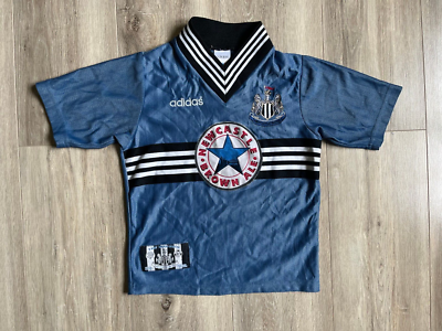 Newcastle Away Football Shirt 1996/1997 Adidas Jersey Vintage Kids