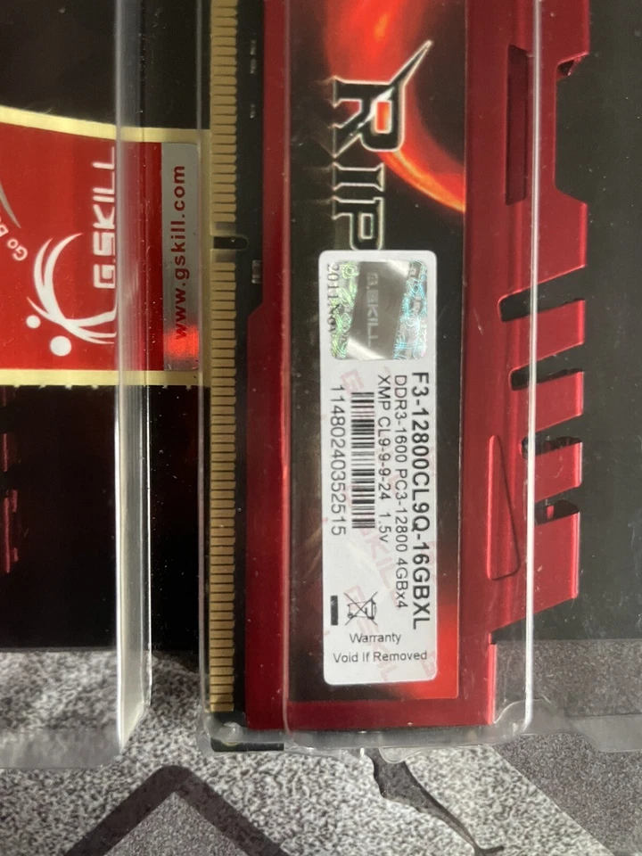 G.SKILL Ripjaws X Series 16GB (4 x 4GB) DDR3-1600 PC3-12800 - Image 3 of 4
