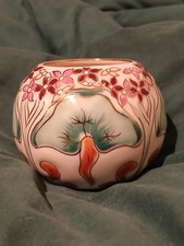 Vintage Zsolnay Hand Painted Porcelain Bud Vase
